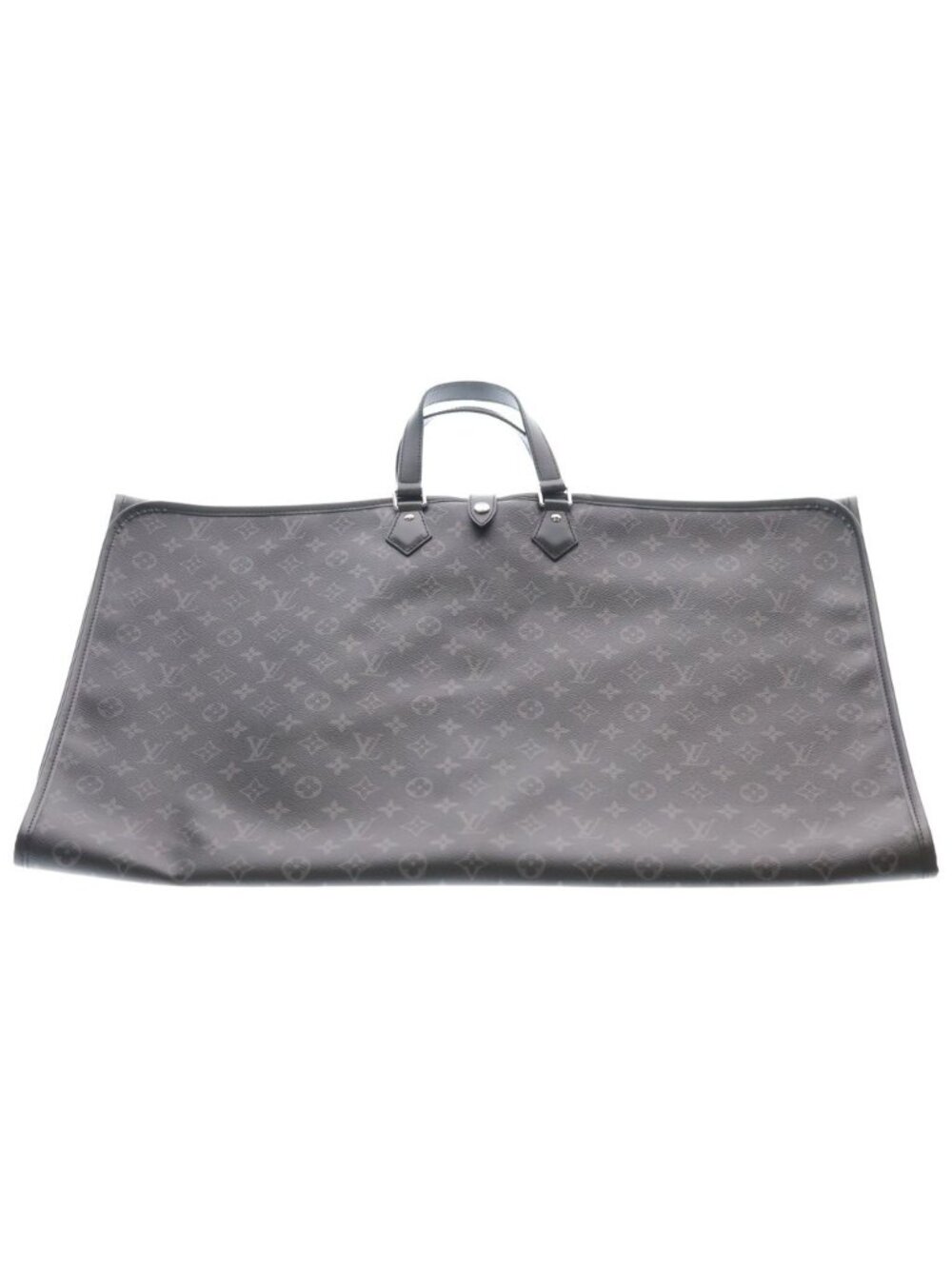 Louis Vuitton Monogram Eclipse Porto Avi Garment Bag Black Leather